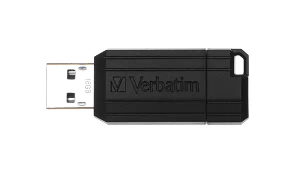 Verbatim Micro-clé USBPinStripe de 16 Go - noire - Adaptateur stockage - visuel 1