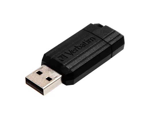 Verbatim Micro-clé USBPinStripe de 128 Go - noire - Adaptateur stockage - visuel 3
