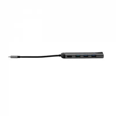Verbatim 49142 station d'accueil USB 3.2 Gen 1 (3.1 Gen 1) Type-C Noir, Argent - Station d'accueil pour portable - visuel 4