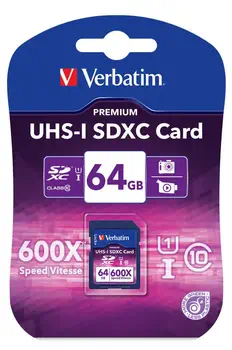 Livraison rapide Carte Mémoire Verbatim SDXC