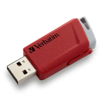 Clés USB Store 'n' Click 2 x 32 Go Rouge / Bleu - Verbatim - Adaptateur stockage - visuel 2
