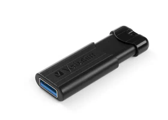 Verbatim Clé USBPinStripe 3.0 de 128 Go - Noire - Adaptateur stockage - visuel 1