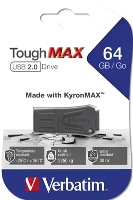 Verbatim Clé USB ToughMAX 64 Go  - Adaptateur stockage - visuel 4