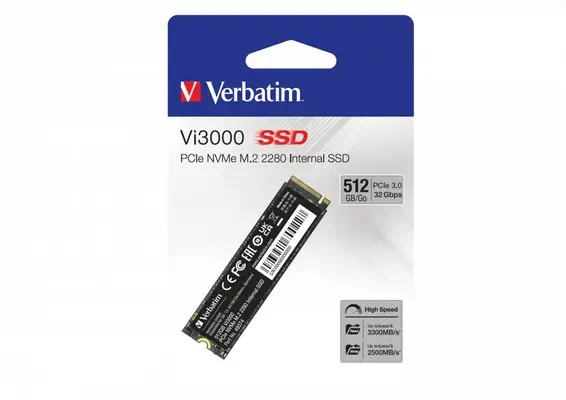 Verbatim Vi3000 512 Go M.2 PCI Express 3.0 NVMe - Disque dur SSD - visuel 5