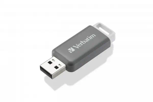 Verbatim V DataBar lecteur USB flash 128 Go USB Type-A 2.0 Gris - Adaptateur stockage - visuel 2