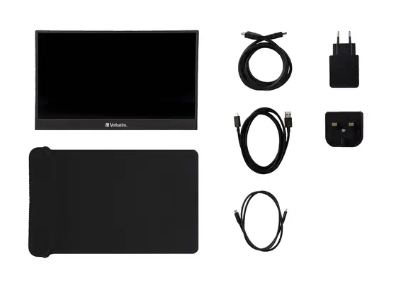 Verbatim 49590 écran plat de PC 35,6 cm (14") 1920 x 1080 pixels Full HD LCD Noir - Ecran Ordinateur - visuel 3