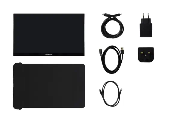 Verbatim 49591 écran plat de PC 35,6 cm (14") 1920 x 1080 pixels Full HD LCD Écran tactile Noir - Ecran Ordinateur - visuel 3