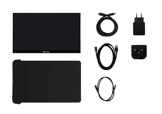 Verbatim 49591 écran plat de PC 35,6 cm (14") 1920 x 1080 pixels Full HD LCD Écran tactile Noir - Ecran Ordinateur - visuel 4