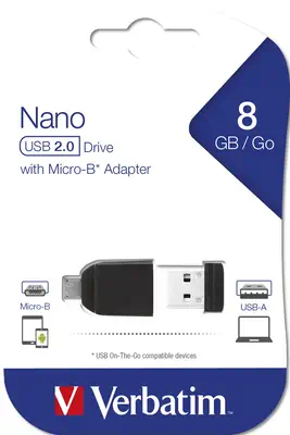 Verbatim Store' n' Go Nano  - Adaptateur stockage - visuel 7