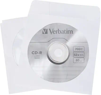 Verbatim Pack de 50 pochettes CD - Accessoire Stockage - visuel 2