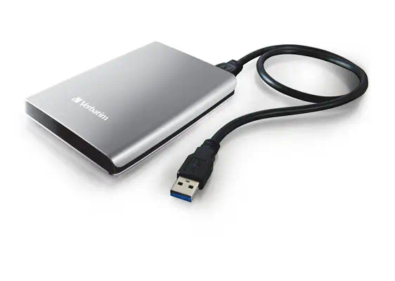 Disque dur portable USB Store 'n' Go 3.0, 1 To, Argenté - Verbatim - Disque dur Externe - visuel 2