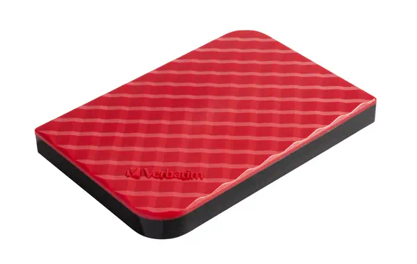 Disque dur portable USB Store 'n' Go 3.0, 1 To - Rouge - Verbatim - Disque dur Externe - visuel 2