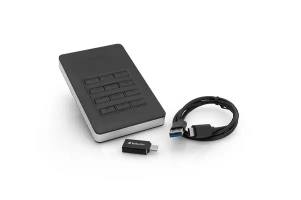 Verbatim Disque dur portable sécurisé Store n Go avec accès - Disque dur Externe - visuel 3