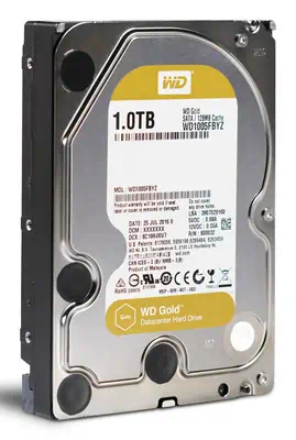 Western Digital Gold disque dur 1 To 7200 Western Digital - visuel 1 - hello RSE - Fiabilité maximale