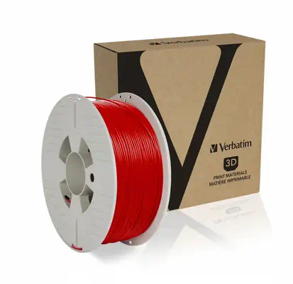 Verbatim 55320 matériel d'impression 3D Acide polylactique (PLA) Rouge 1 kg - Autres consommables - visuel 2
