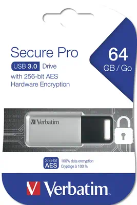 Verbatim Clé Secure Pro USB 3.0, 64 Go - Adaptateur stockage - visuel 3