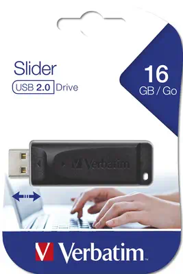 Verbatim Clé USB Slider (16 Go) - Adaptateur stockage - visuel 5