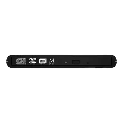 Verbatim Slimline CD/DVD lecteur de disques optiques DVD-RW Noir - Lecteur Optique - visuel 2