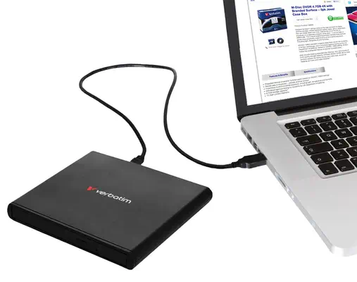 Verbatim Graveur de CD/DVD externe - Lecteur Optique - visuel 3