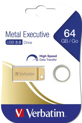 Verbatim Clé USB 3.0 Executive métallique 64 GB - Adaptateur stockage - visuel 5