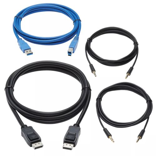 Vente Câble Audio EATON TRIPPLITE DisplayPort KVM Cable Kit for Tripp Lite B005-DPUA2-K sur hello RSE