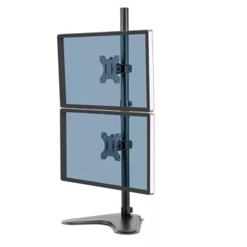 Achat Fellowes Bras porte-écrans double vertical sur pied Seasa au meilleur prix