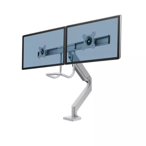 Revendeur officiel FELLOWES Eppa Crossbar Monitor Arm Silver