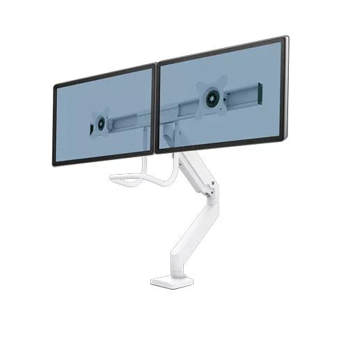Revendeur officiel FELLOWES Eppa Crossbar Monitor Arm White