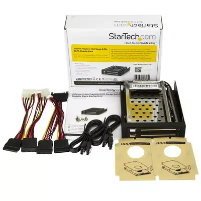 Achat StarTech.com Rack Amovible 3.5" sans Tiroir pour 2 sur hello RSE - visuel 7