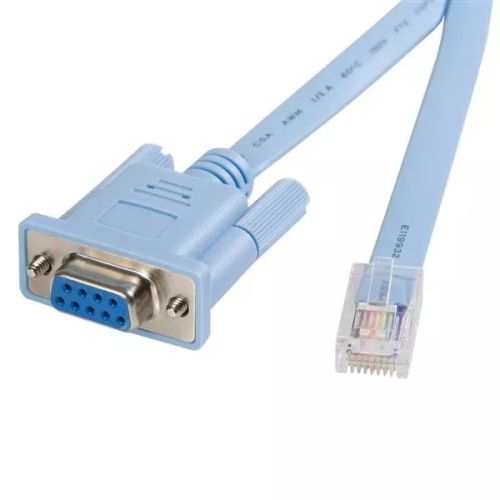 Achat StarTech.com Câble console RJ45 vers DB9 de 1,8m pour routeur Cisco - M/F et autres produits de la marque StarTech.com