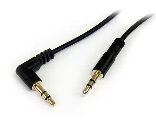 StarTech Câble audio slim Mini-Jack 3,5 mm vers Mini-Jack 3 - Câble Audio - visuel 1