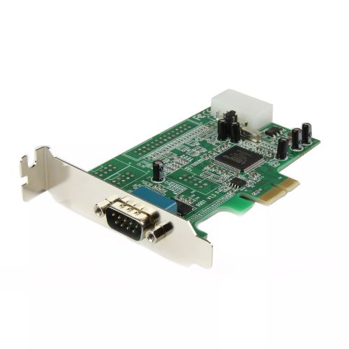 Revendeur officiel Carte Réseau StarTech.com Carte PCI Express à Faible Encombrement avec 1 Port Série RS232 - UART 16550