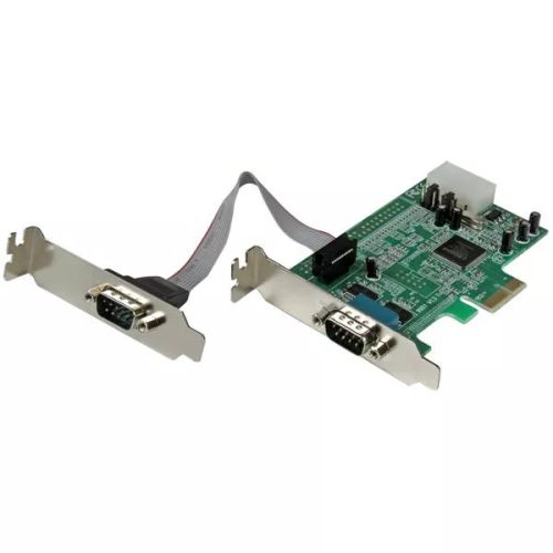 Achat Carte Réseau StarTech.com Carte PCI Express à Faible Encombrement avec 2 Ports Série RS232 - UART 16550 sur hello RSE