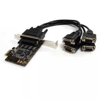 Achat StarTech.com Carte PCI Express avec 4 Ports DB-9 RS232 - Adaptateur PCIe Série - UART 16550 au meilleur prix