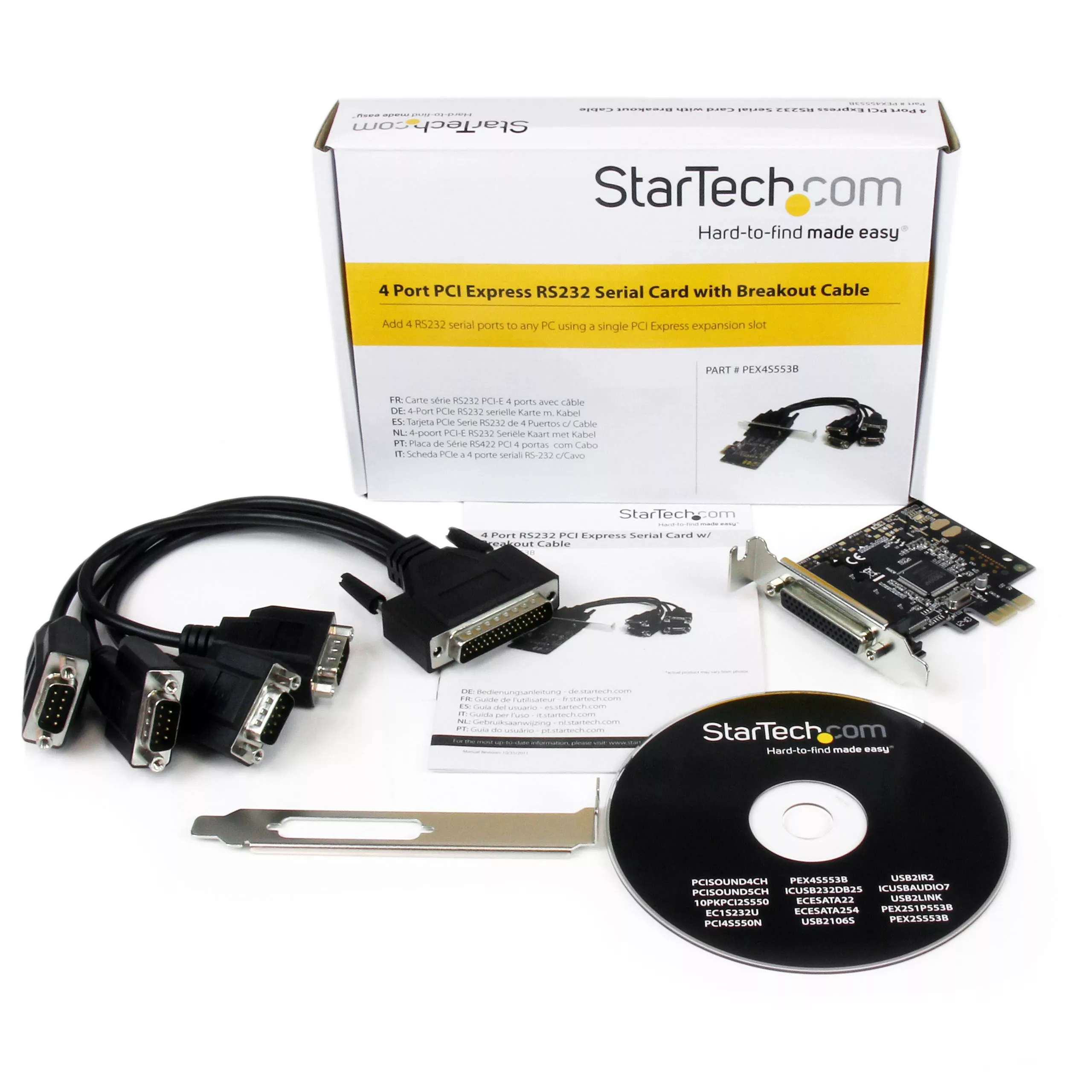 Achat StarTech.com Carte PCI Express avec 4 Ports DB-9 sur hello RSE - visuel 9