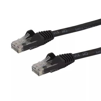 Revendeur officiel Câble RJ et Fibre optique StarTech.com Câble réseau Cat6 Gigabit UTP sans crochet de 2m - Cordon Ethernet RJ45 anti-accroc - M/M - Noir