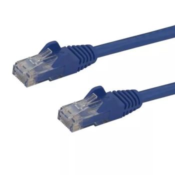 Revendeur officiel StarTech.com Câble réseau Cat6 Gigabit UTP sans crochet de 7m - Cordon Ethernet RJ45 anti-accroc - M/M - Bleu