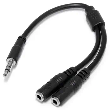 Garantie StarTech Câble répartiteur stéréo Slim - Mâle 3,5 mm vers