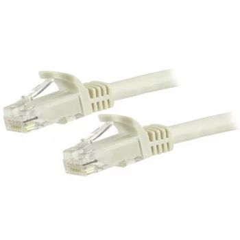 Achat Câble RJ et Fibre optique StarTech.com Câble réseau Cat6 Gigabit UTP sans crochet de 15m - Cordon Ethernet RJ45 anti-accroc - M/M - Blanc sur hello RSE