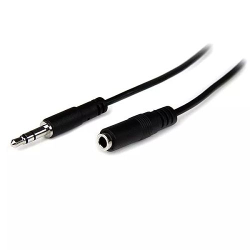 Revendeur officiel StarTech.com Câble d'extension audio stéréo Slim 3,5 mm de 1 m - M/F