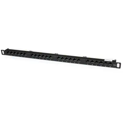 Tableau de connexion Cat5e 0,5U 24 ports - Tableau de connexion RJ45 Ethernet Cat5e 110 à montage en - StarTech - Accessoire Réseau - visuel 1
