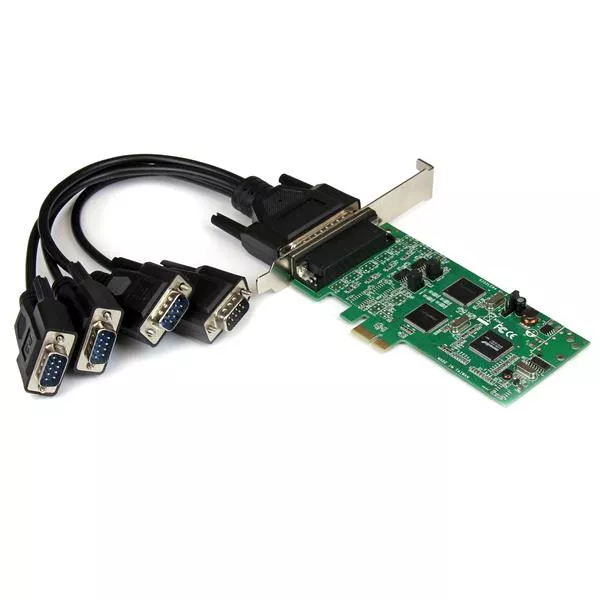 Revendeur officiel StarTech.com Carte PCI Express Série 4 ports - 2x RS232 et