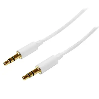 StarTech Câble Audio Stéréo Mini-Jack 3.5mm Slim de 1 m - visuel 1