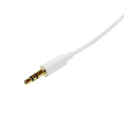 StarTech Câble Audio Stéréo Mini-Jack 3.5mm Slim de 1 m - visuel 2