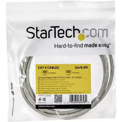 StarTech.com Cable reseau Cat6 Gigabit S/FTP de 3m - Noir - Câble RJ45  StarTech.com sur