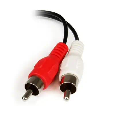 StarTech Câble en Y Mini-Jack 3,5mm vers 2x RCA de 15 cm - Câble Audio - visuel 2