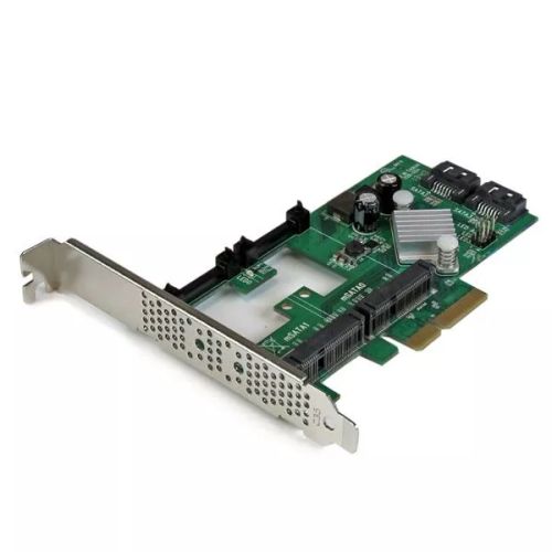 Achat Accessoire Serveur StarTech.com Carte contrôleur PCI Express 2.0 RAID à 2 ports SATA III 6 Gb/s avec 2 slots mSATA et HyperDuo SSD Tiering
