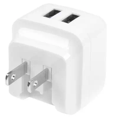 Chargeur mural USB à 2 ports - Haute puissance 17W / 3,4A - Chargeur de voyage international - Blanc - StarTech - Chargeur et alimentation - visuel 6