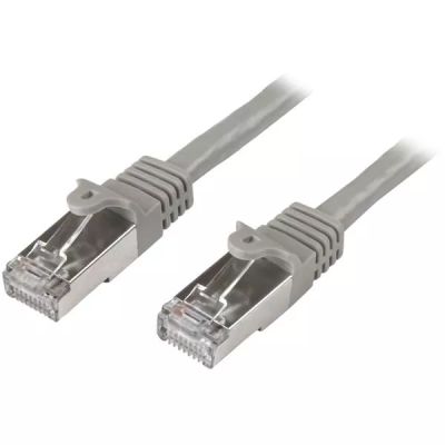 Vente Câble RJ et Fibre optique StarTech.com Câble réseau Cat6 blindé SFTP sans crochet de 50 cm - Cordon Ethernet RJ45 anti-accroc - M/M - Gris