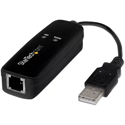 Modem Fax USB 2.0 - Modem Externe Matériel 56K Dial Up V.92 /Dongle/Adaptateur - Modem Fax pour PC P - StarTech - Carte Réseau - visuel 1